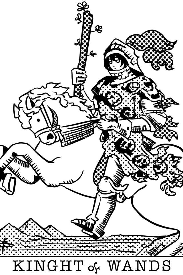 ワンズのナイト Knight of Wands