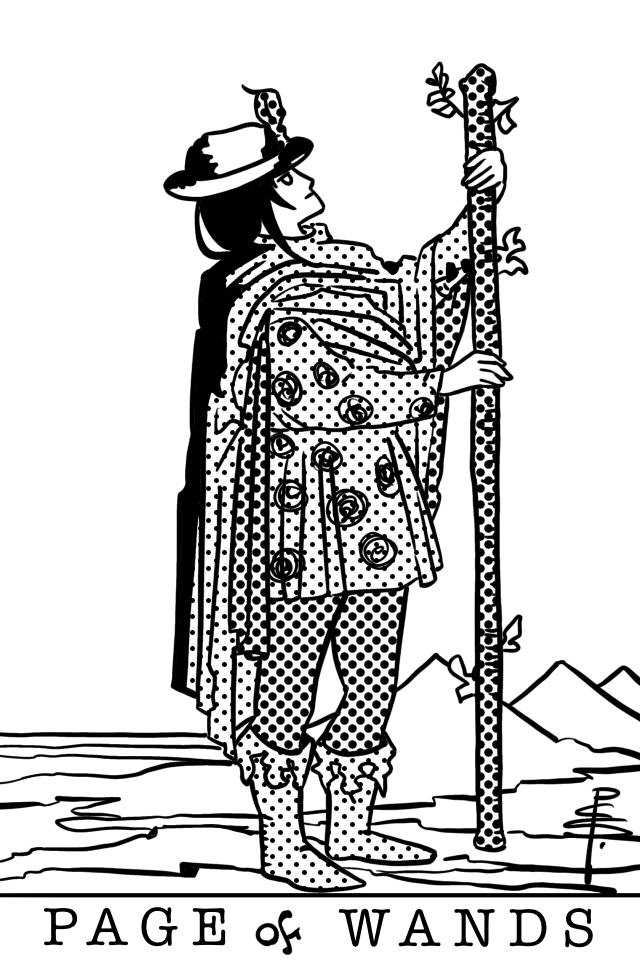 ワンズのペイジ Page of Wands